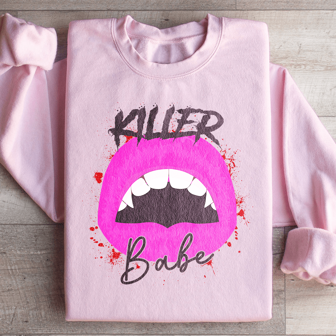 Killer Babe Sweatshirt Light Pink / S Peachy Sunday T-Shirt