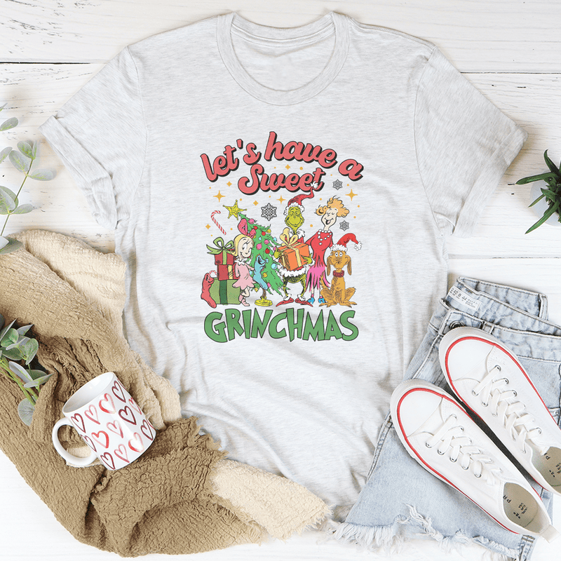 Let's Have A Sweet Grinchmas Tee Printify T-Shirt T-Shirt