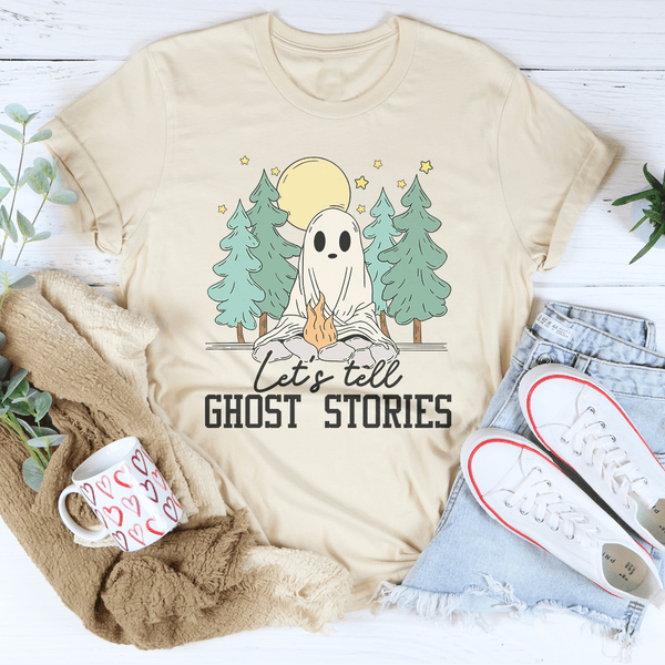 Let’s Tell Ghost Stories Tee Soft Cream / S Peachy Sunday T-Shirt