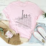 Love Is Patient Love Is Kind Tee Pink / S Peachy Sunday T-Shirt