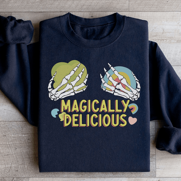 Magically Delicious Sweatshirt Black / S Peachy Sunday T-Shirt