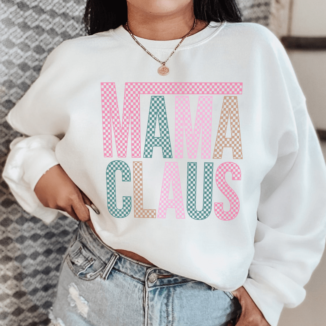 Mama Claus Sweatshirt White / S Peachy Sunday T-Shirt