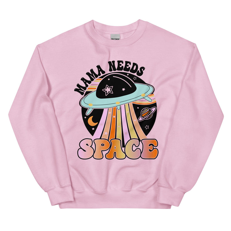 Mama Needs A Break Sweatshirt Light Pink / S Peachy Sunday T-Shirt