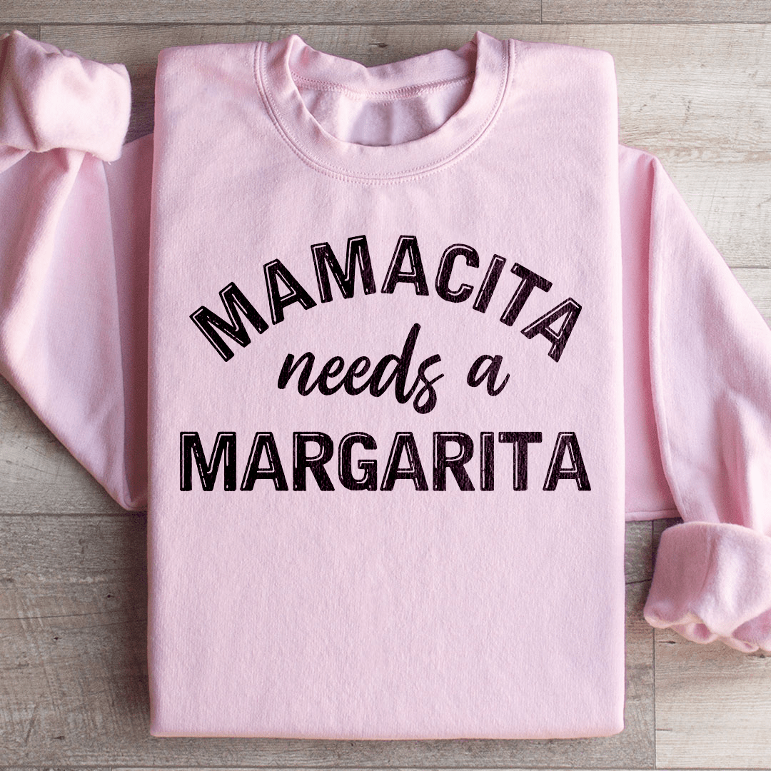 Mamacita Needs A Margarita Sweatshirt Light Pink / S Peachy Sunday T-Shirt