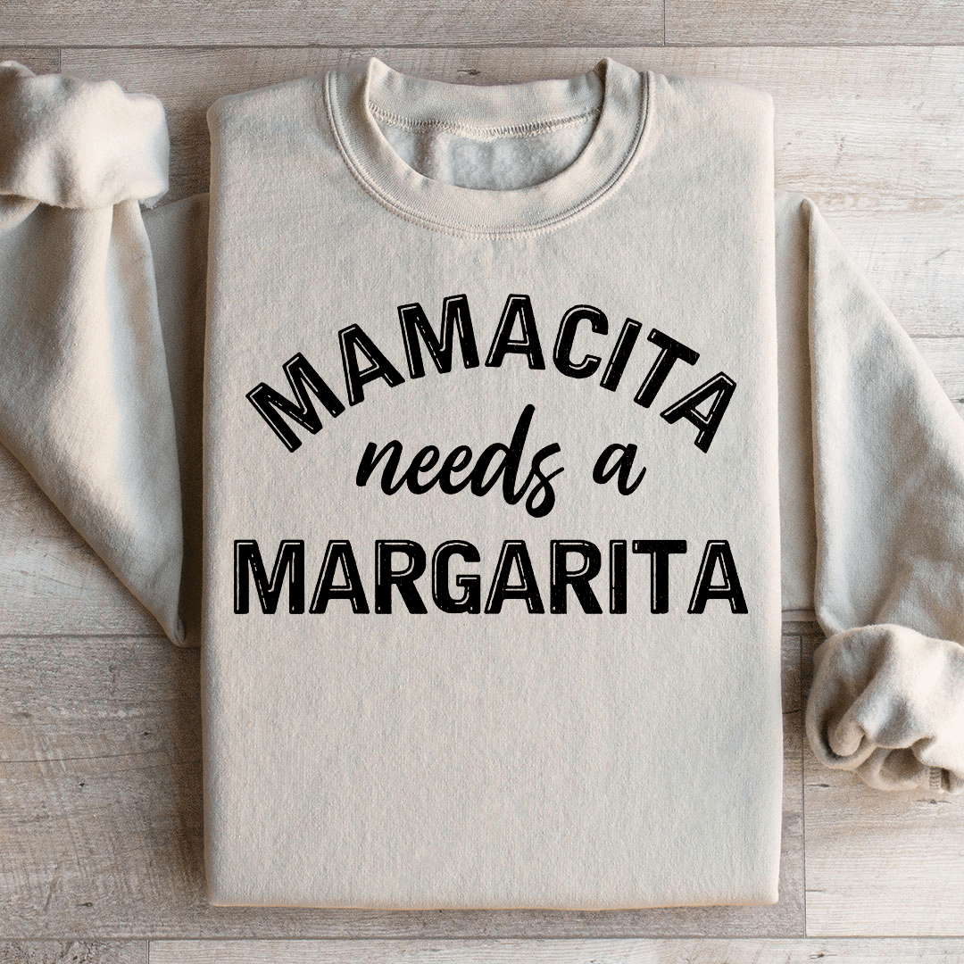 Mamacita Needs A Margarita Sweatshirt Sand / S Peachy Sunday T-Shirt