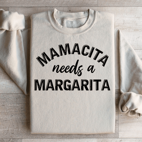 Mamacita Needs A Margarita Sweatshirt Sand / S Peachy Sunday T-Shirt