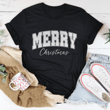 Merry Christmas Tee Black Heather / S Peachy Sunday T-Shirt