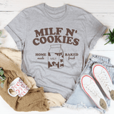 Milf N' Cookies Home Made Baked Fresh Tee Athletic Heather / S Peachy Sunday T-Shirt