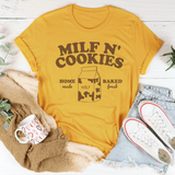 Milf N' Cookies Home Made Baked Fresh Tee Mustard / S Peachy Sunday T-Shirt