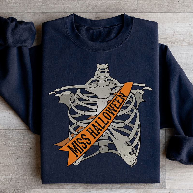 Miss Halloween Sweatshirt Black / S Peachy Sunday T-Shirt