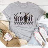 Mombie Like A Zombie But With Kids Tee Athletic Heather / S Peachy Sunday T-Shirt