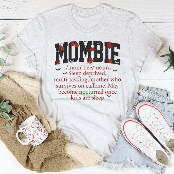 Mombie Noun Definition Tee Ash / S Peachy Sunday T-Shirt