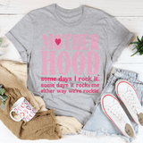 Mother Hood Some Days I Rock It Tee Athletic Heather / S Peachy Sunday T-Shirt