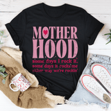 Mother Hood Some Days I Rock It Tee Black Heather / S Peachy Sunday T-Shirt