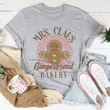 Mrs Claus Gingerbread Bakery Tee Athletic Heather / S Peachy Sunday T-Shirt