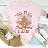 Mrs Claus Gingerbread Bakery Tee Pink / S Peachy Sunday T-Shirt