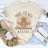 Mrs Claus Gingerbread Bakery Tee Soft Cream / S Peachy Sunday T-Shirt