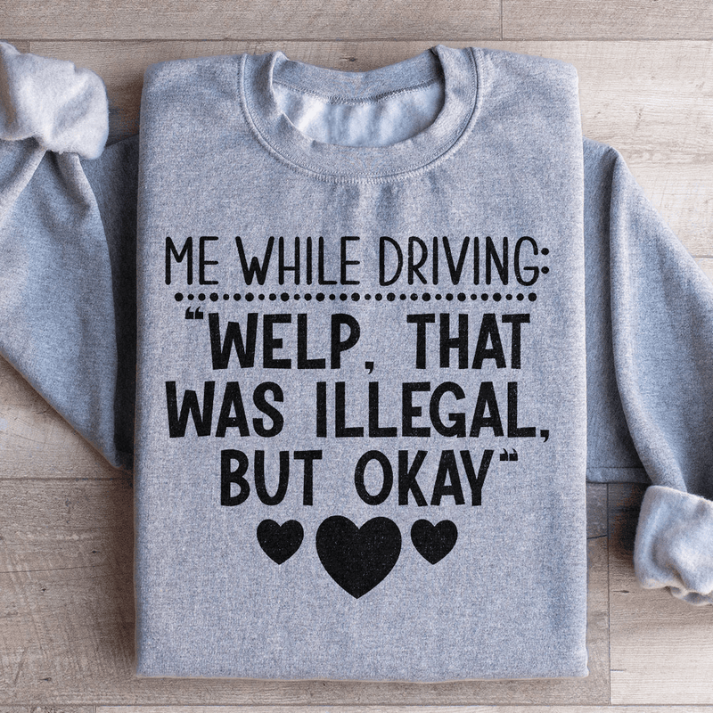 My Driving Sweatshirt Sport Grey / S Peachy Sunday T-Shirt