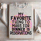 My Favorite Thing To Make For Dinner Sweatshirt Sand / S Peachy Sunday T-Shirt