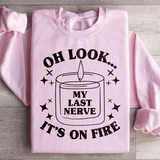 My Last Nerve Sweatshirt Light Pink / S Peachy Sunday T-Shirt