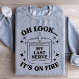 My Last Nerve Sweatshirt Sport Grey / S Peachy Sunday T-Shirt