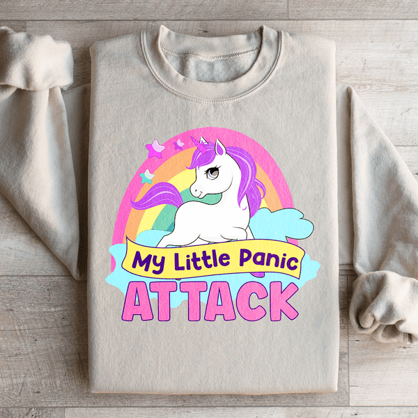 My Little Panic Attack Sweatshirt Sand / S Peachy Sunday T-Shirt