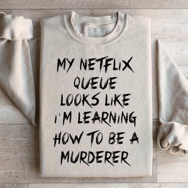 My Netflix Queue Sweatshirt Sand / S Peachy Sunday T-Shirt