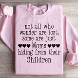 Not All Who Wander Are Lost Mom Sweatshirt Peachy Sunday T-Shirt