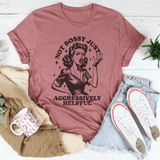 Not Bossy Just Aggressively Helpful Tee Peachy Sunday T-Shirt