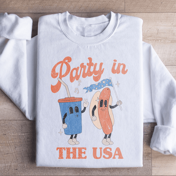 Party In The USA Sweatshirt Peachy Sunday T-Shirt