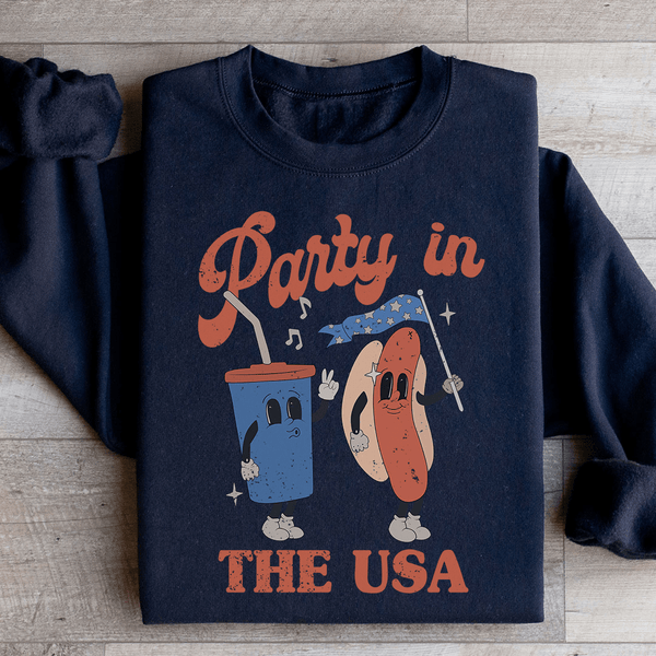 Party In The USA Sweatshirt Peachy Sunday T-Shirt