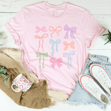 Pastel Bows Tee Pink / S Peachy Sunday T-Shirt