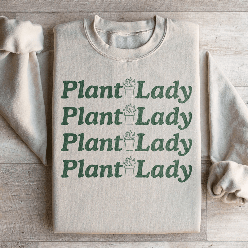 Plant Lady Sweatshirt Sand / S Peachy Sunday T-Shirt