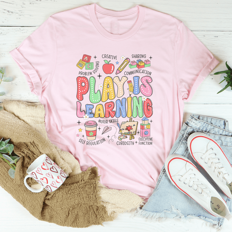 Play Is Learning Tee Pink / S Peachy Sunday T-Shirt