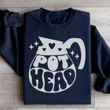 Pot Head Coffee Sweatshirt Black / S Peachy Sunday T-Shirt