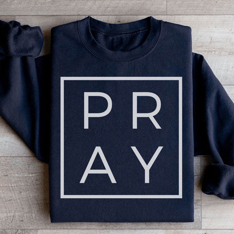 Pray Sweatshirt Black / S Peachy Sunday T-Shirt