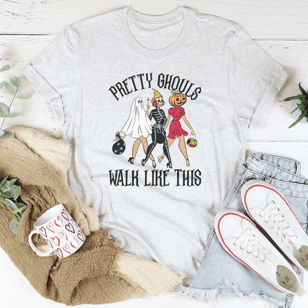 Pretty Ghouls Walk Like This Tee Ash / S Peachy Sunday T-Shirt