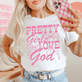 Pretty Girls Love God Tee Ash / S Peachy Sunday T-Shirt