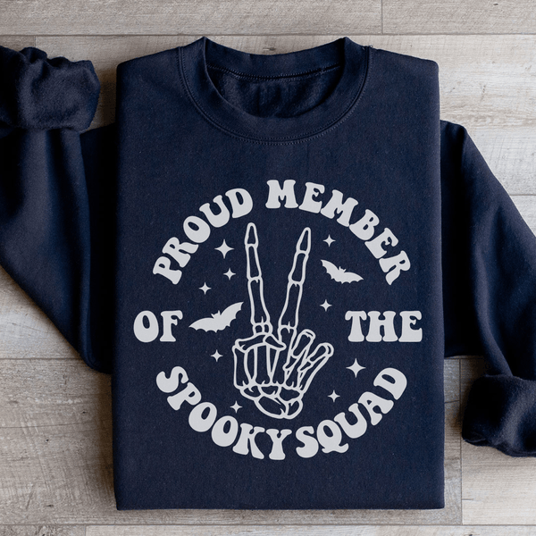 Proud Member Of The Spooky Squad Sweatshirt Black / S Peachy Sunday T-Shirt