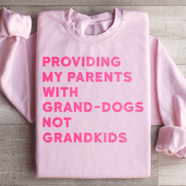 Providing My Parents With Grand Dogs Sweatshirt Peachy Sunday T-Shirt