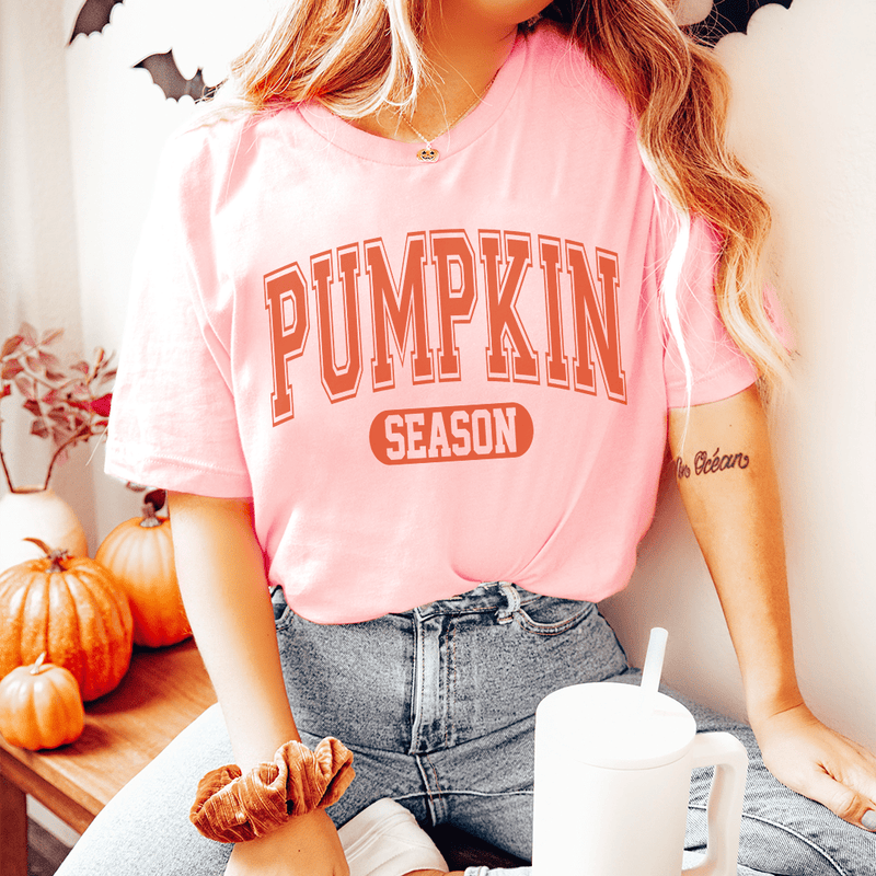 Pumpkin Season Tee Pink / S Peachy Sunday T-Shirt