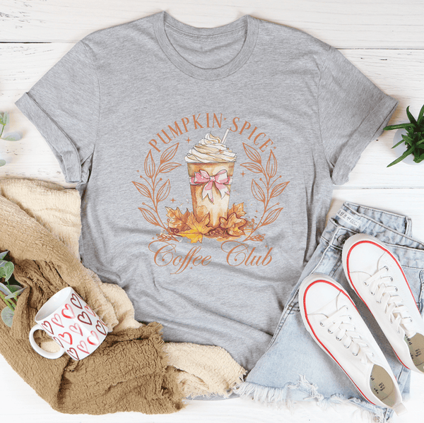 Pumpkin Spice Coffee Club Tee Athletic Heather / S Peachy Sunday T-Shirt