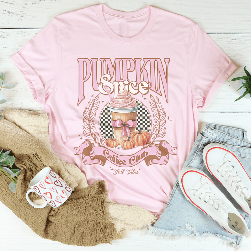 Pumpkin Spice Tee Pink / S Peachy Sunday T-Shirt