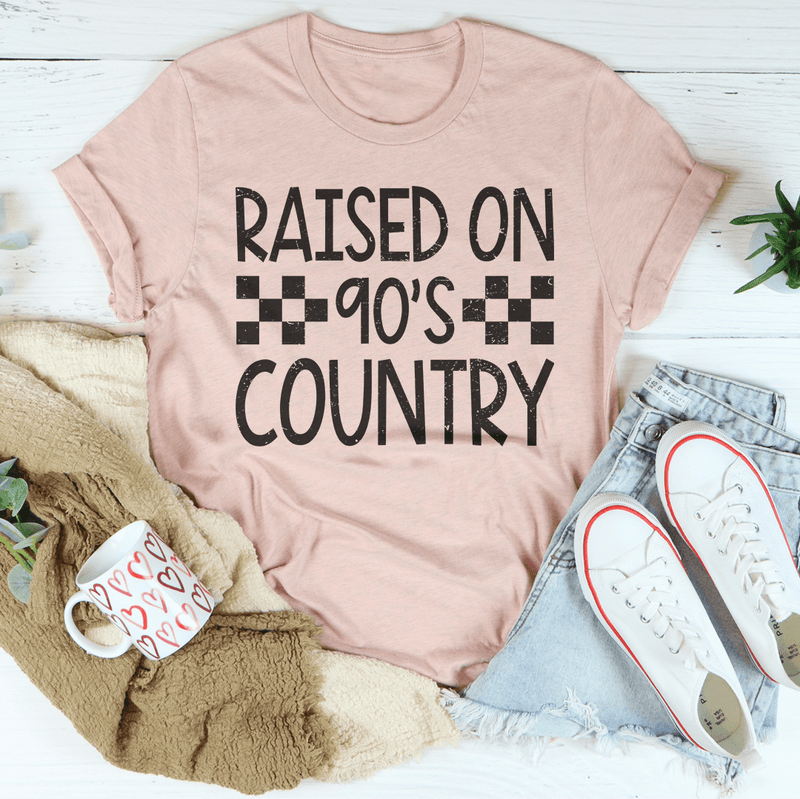 Raised On 90's Country Tee Peachy Sunday T-Shirt