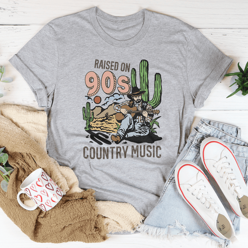 Raised On Country Music Tee Athletic Heather / S Peachy Sunday T-Shirt