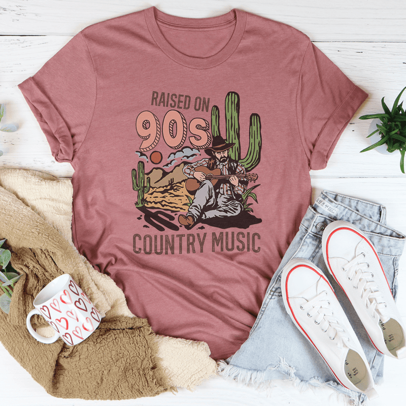 Raised On Country Music Tee Mauve / S Peachy Sunday T-Shirt