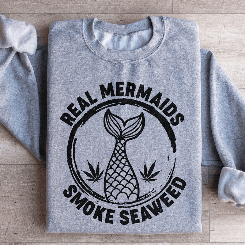 Real Mermaids Sweatshirt Sport Grey / S Peachy Sunday T-Shirt