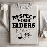 Respect Your Elders Sweatshirt Sand / S Peachy Sunday T-Shirt