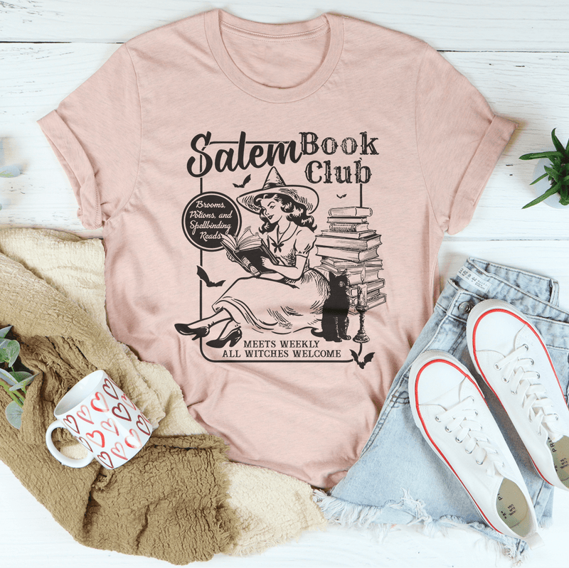 Salem Book Club Tee Heather Prism Peach / S Peachy Sunday T-Shirt