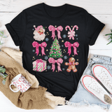 Santa Pink Coquette Tee Black Heather / S Peachy Sunday T-Shirt